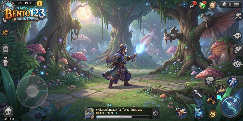 Gameplay mendebarkan dari BENTO123 di dunia petualangan.