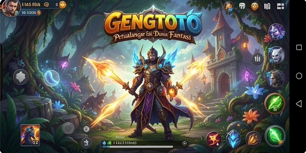 Tampilan gameplay GENGTOTO yang seru dalam aksi petualangan.