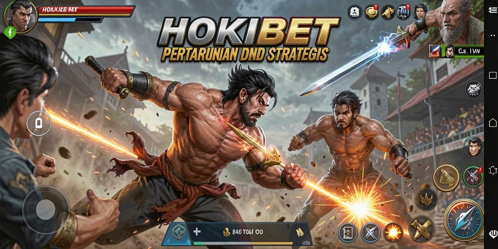Tampilan menegangkan dari duel seru di HOKIBET.