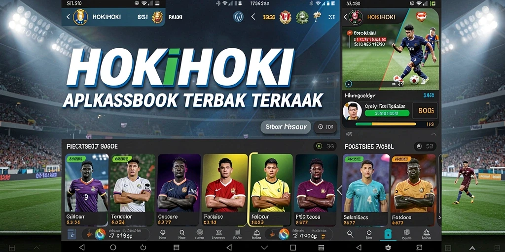 Tampilan menarik dari aplikasi HOKIHOKI dengan fitur taruhan yang lengkap.