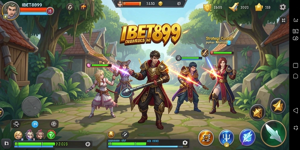 Tampilan strategi yang mendebarkan dalam gameplay IBET899.
