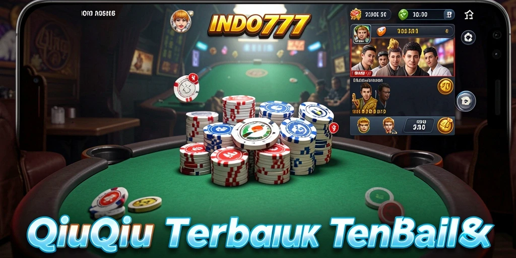 Tampilan gameplay QiuQiu yang mendebarkan dari INDO777.