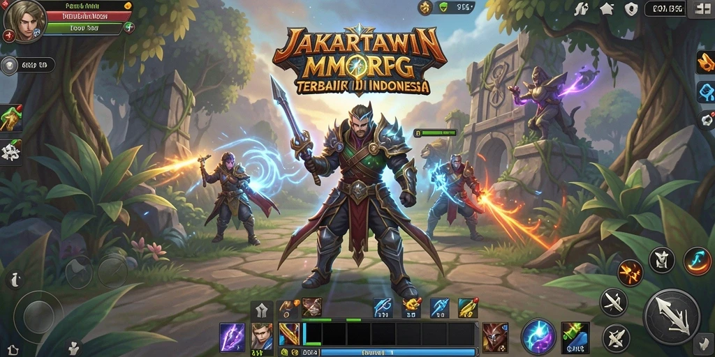 Screenshot gameplay <strong>JAKARTAWIN</strong> yang menunjukkan petualangan seru di dunia MMORPG.