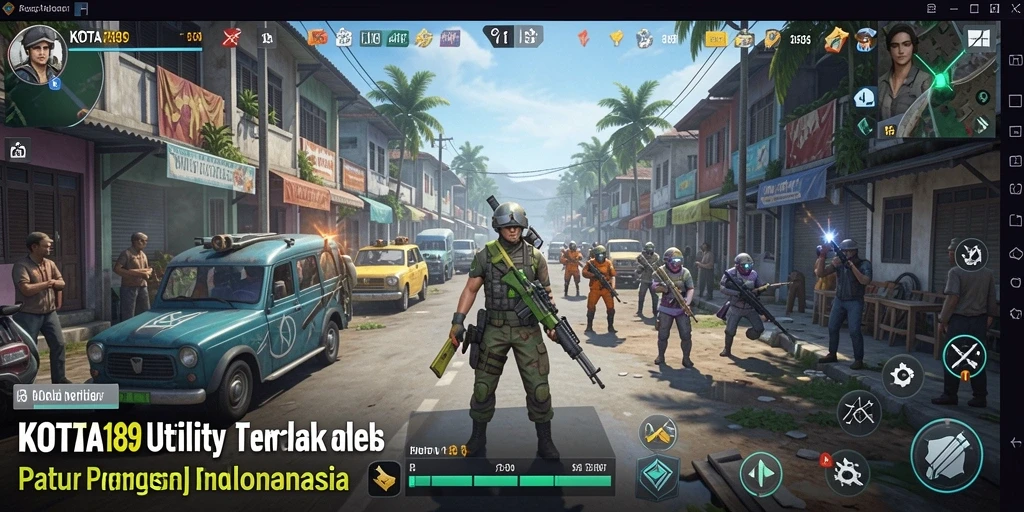 Tampilan utama KOTA189 dengan berbagai fitur Utility.