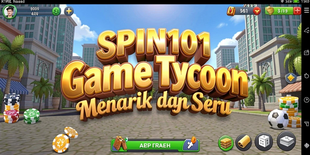 Tampilan gameplay SPIN101 dengan elemen strategis yang menarik.