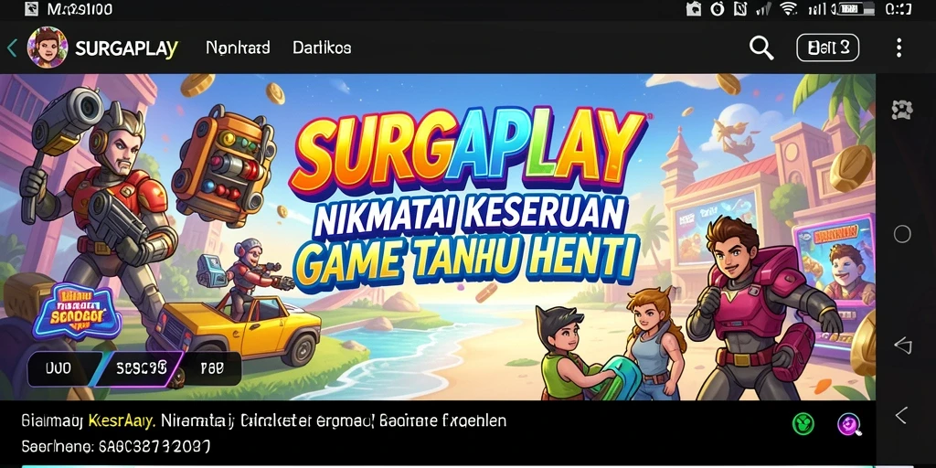 Tampilan gameplay SURGAPLAY yang penuh aksi dan tantangan.
