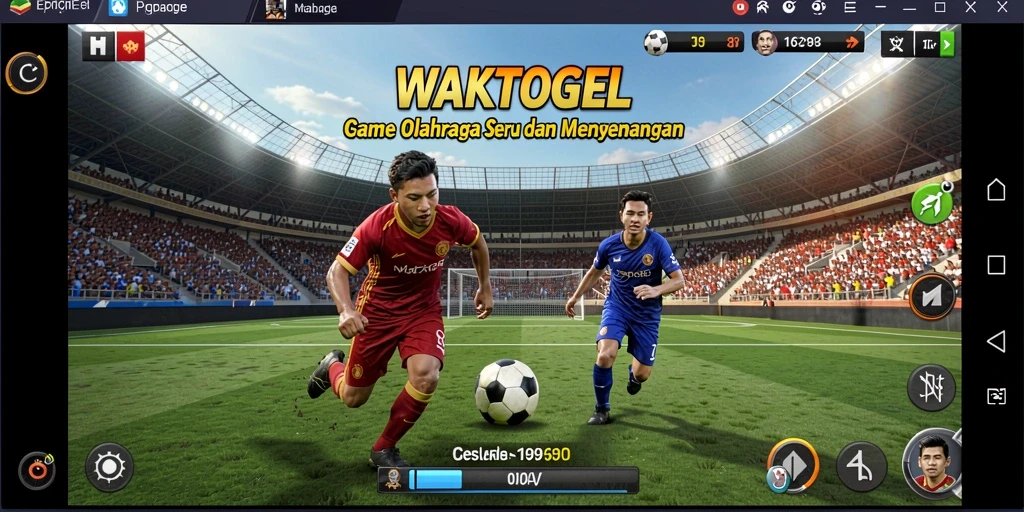 Tampilan gameplay seru dan kompetitif di WAKTOGEL.